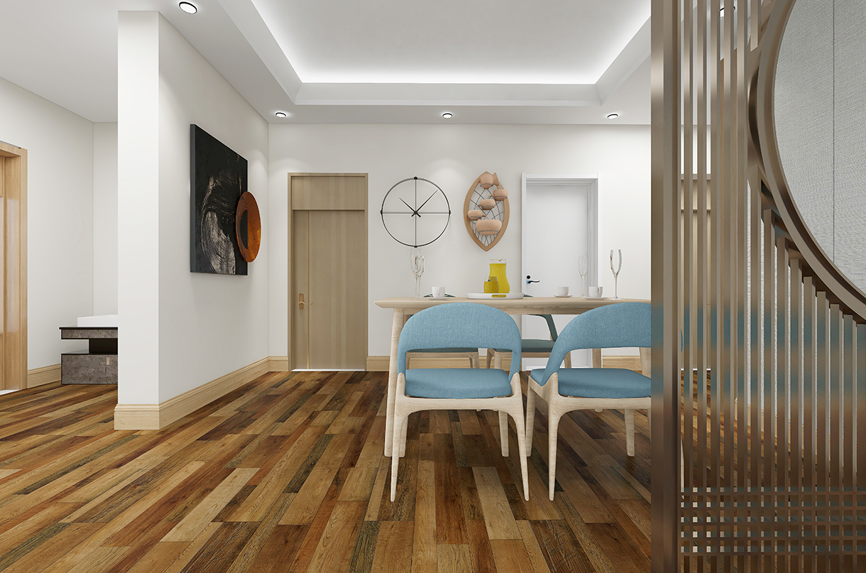 BORUI 6808 Como Double Oak PVC DECOR FILM FOR SPC / LVT / WPC الأرضيات