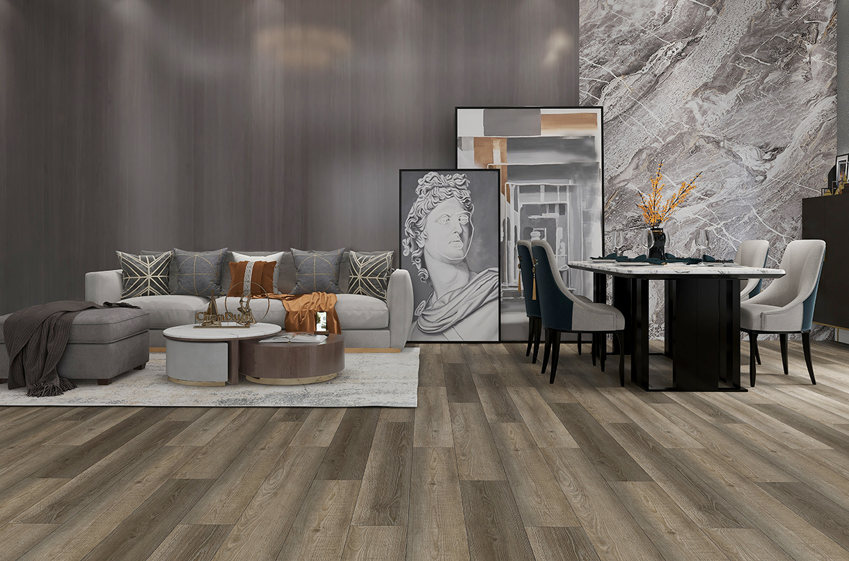 BORUI 8A817 PINE PVC DECOR FILM لأرضية SPC / LVT / WPC