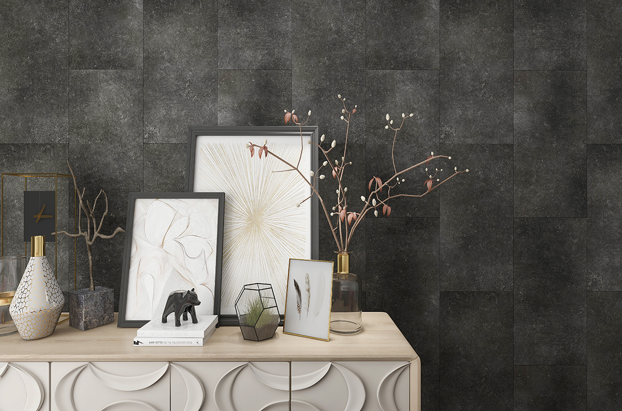 BORUI 6806 Caucasia Concrete DECOR FILM FOR SPC / LVT / WPC الأرضيات