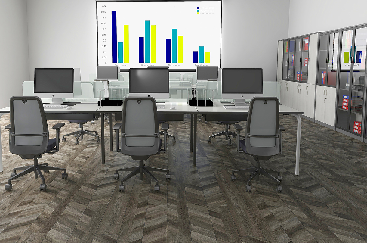 بوروي 8803L Corinth Oak PVC DECOR FILM FOR SPC / LVT / WPC