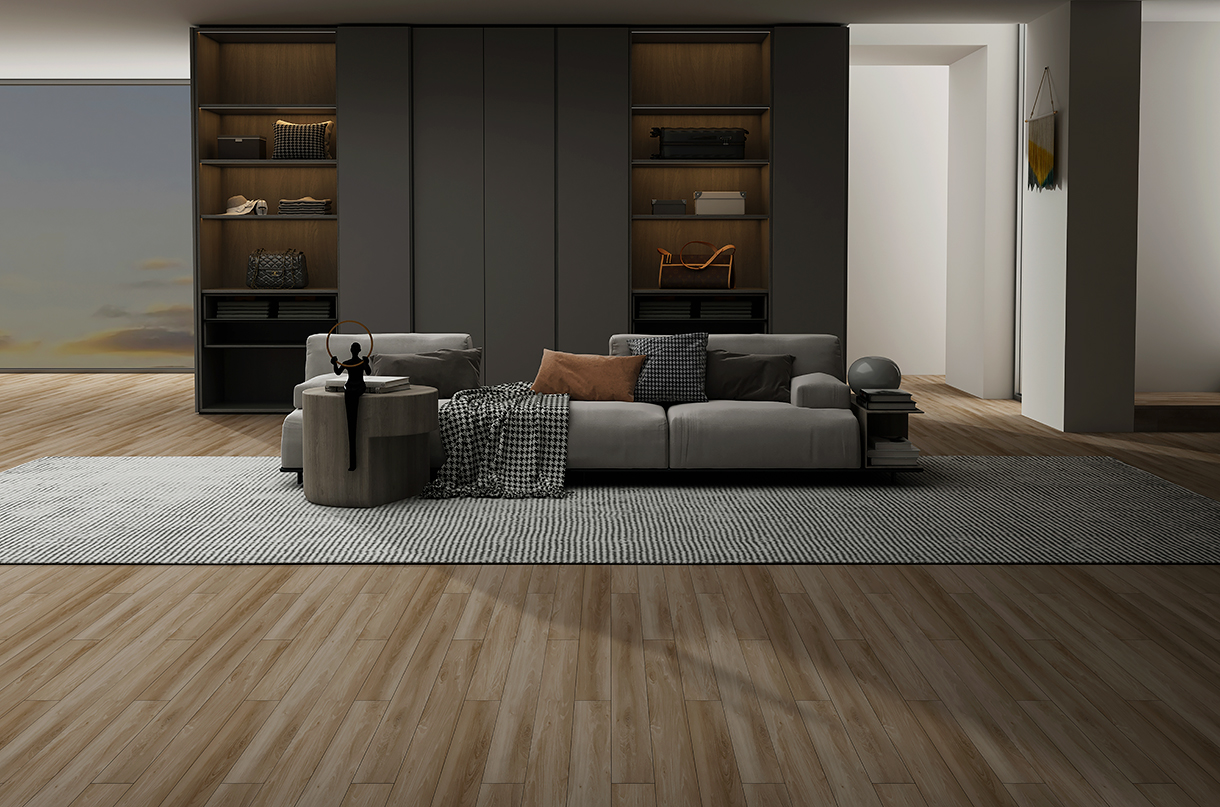 BORUI 8804L Winsor Locust PVC DECOR FILM لأرضية SPC / LVT / WPC
