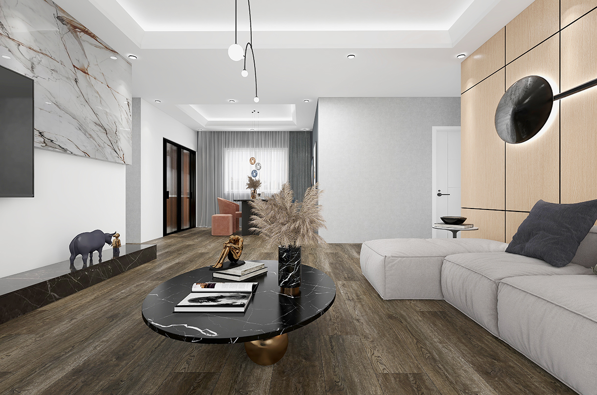 BORUI 8813L Missouri Oak PVC DECOR FILM لأرضية SPC / LVT / WPC
