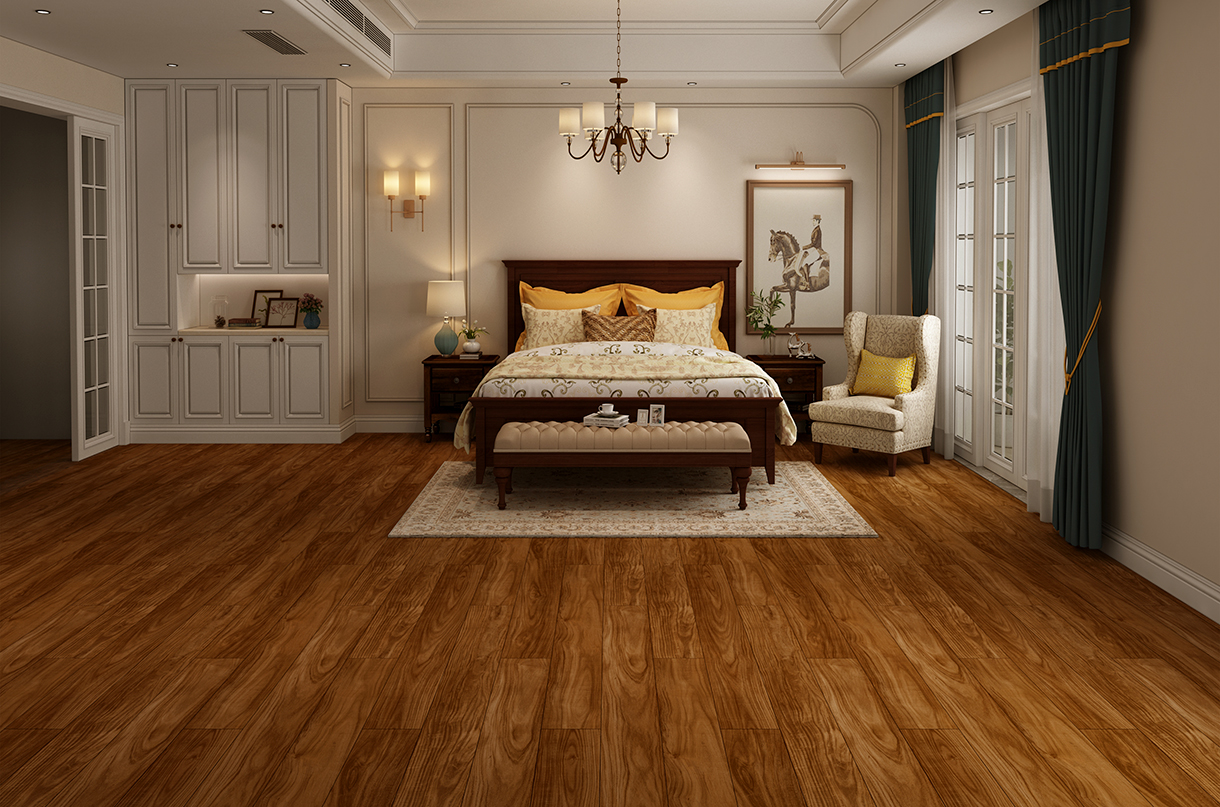 BORUI 8814L Carins أكاسيا PVC DECOR FILM لأرضية SPC / LVT / WPC