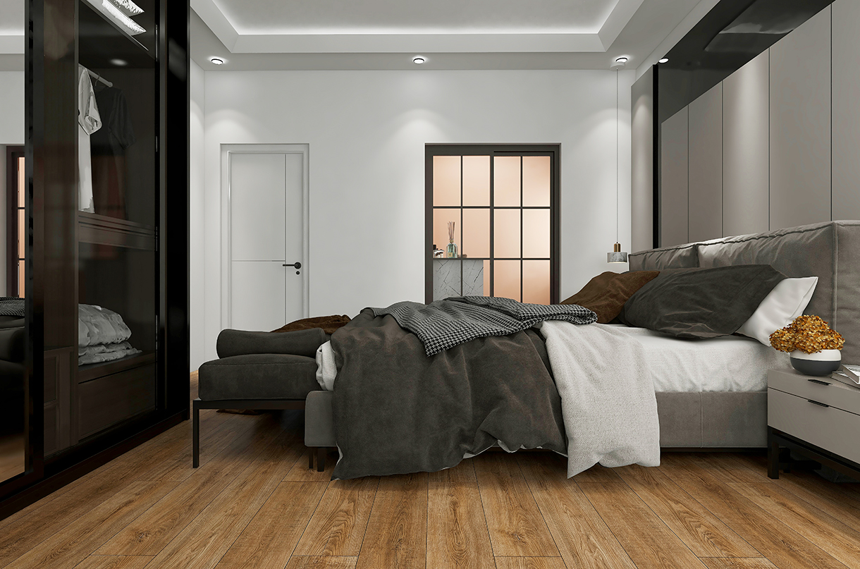 بوروي 8821L بلوط PVC فيلم ديكور للأرضيات SPC / LVT / WPC