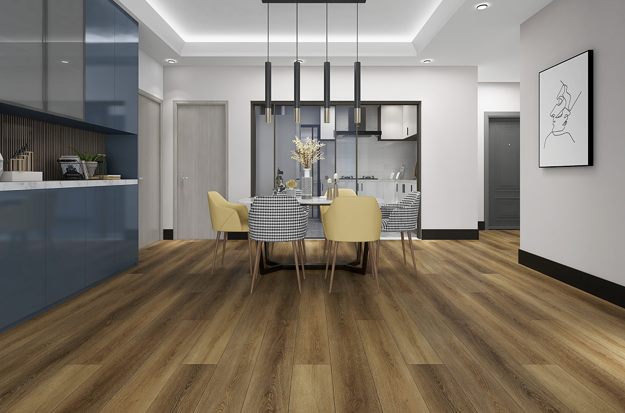 BORUI 8857L Naples Oak PVC DECOR FILM لأرضية SPC / LVT / WPC