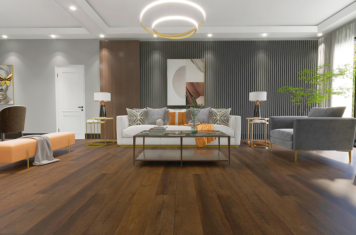 BORUI 8848L Oak PVC DECOR FILM لأرضية SPC / LVT / WPC