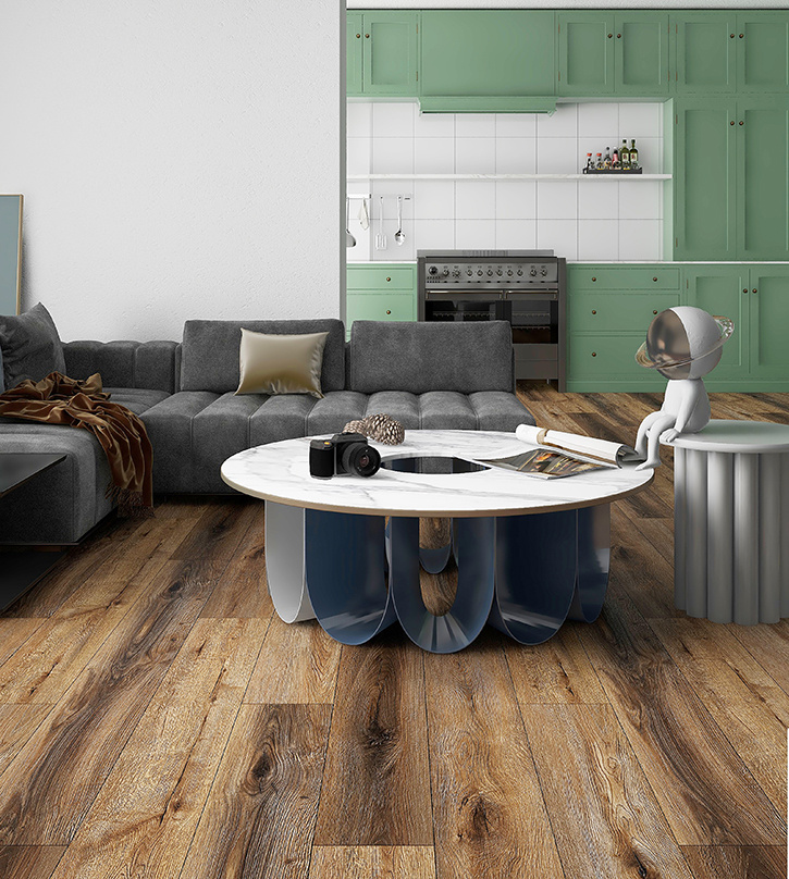 BORUI 8878L MINESOTA OAK PVC DECOR FILM لأرضية SPC / LVT / WPC
