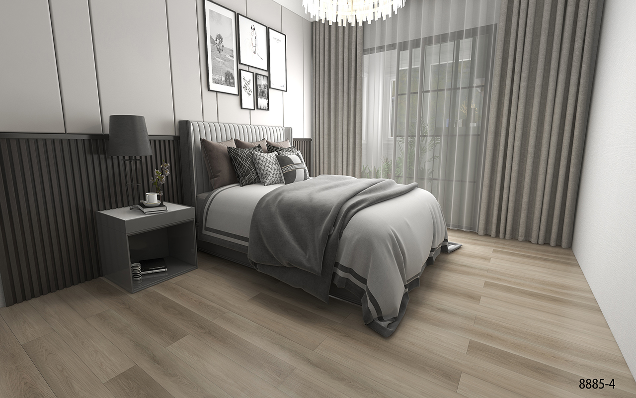 BORUI 8885L ANKARA OAK PVC DECOR FILM لأرضية SPC / LVT / WPC