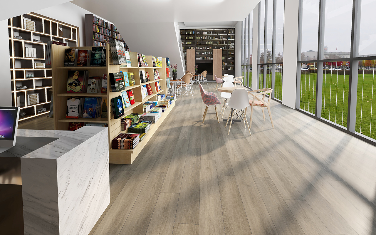 BORUI 8886L BRASILIA OAK PVC DECOR FILM SPC / LVT / WPC الأرضيات