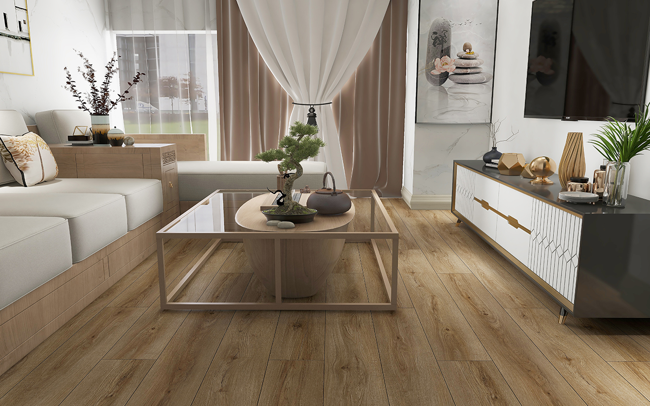 BORUI 8894L CHEMNITZ OAK PVC DECOR FILM لأرضية SPC / LVT / WPC