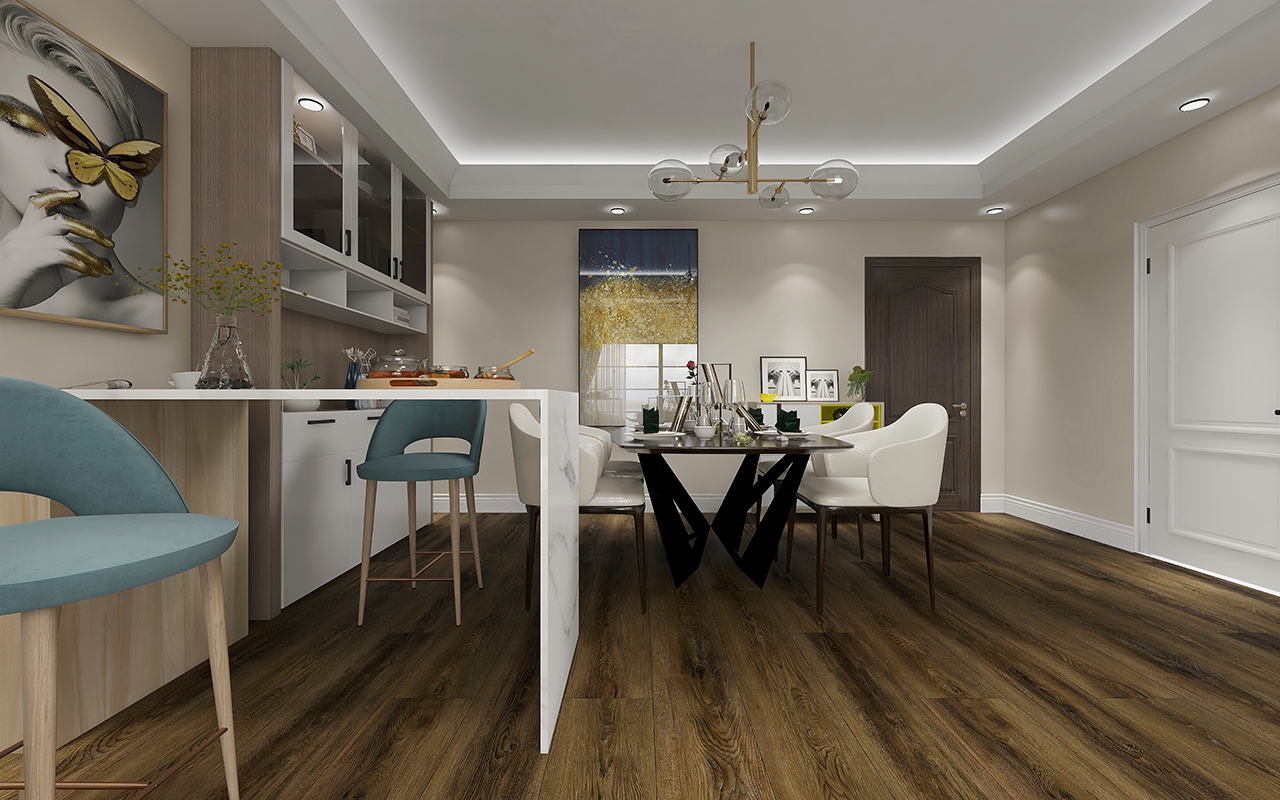 BORUI 8881L OAK PVC DECOR FILM لأرضية SPC / LVT / WPC