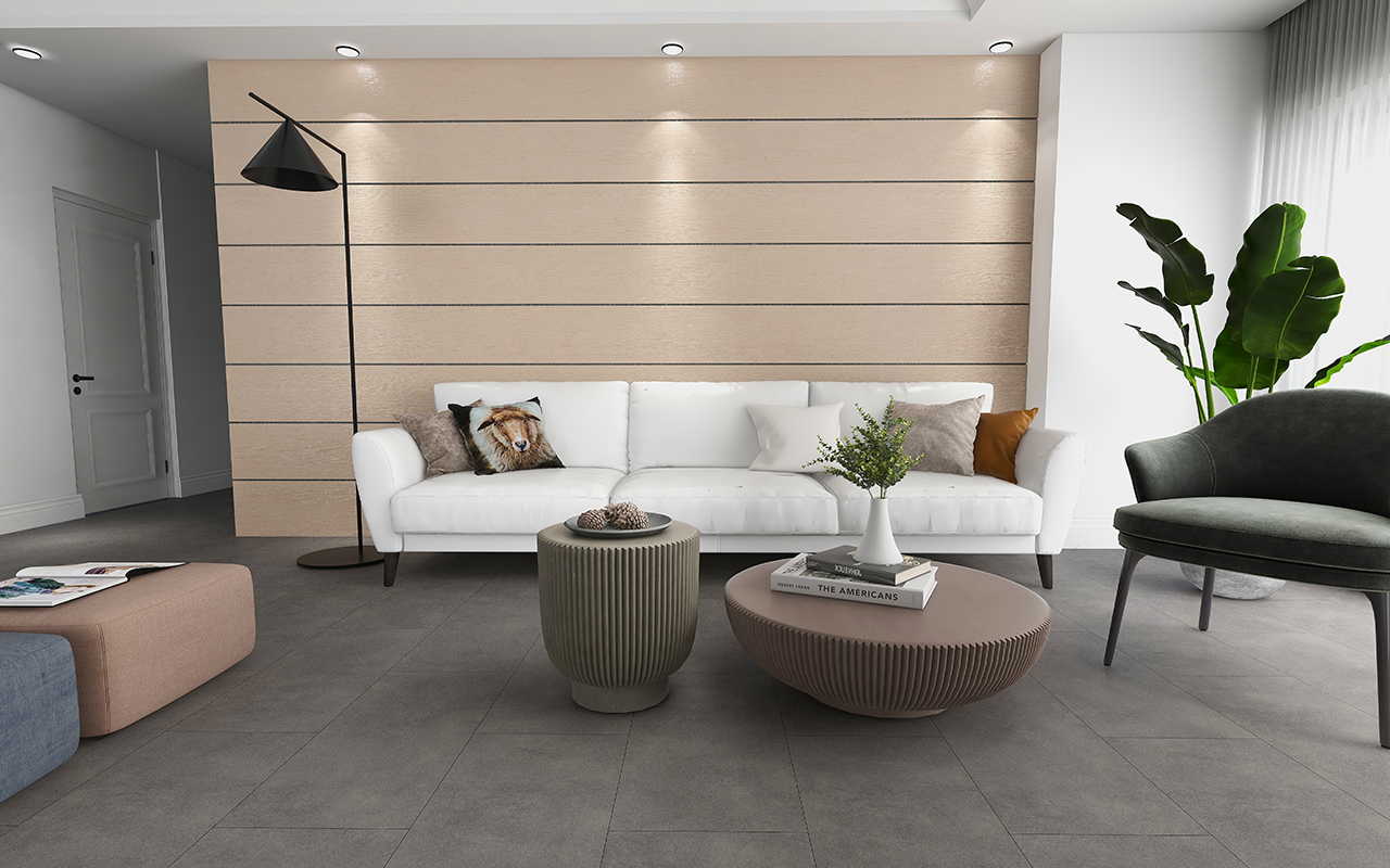 BORUI 68025 PARNASSUS CONCRETE PVC DECOR FILM FOR SPC / LVT / WPC