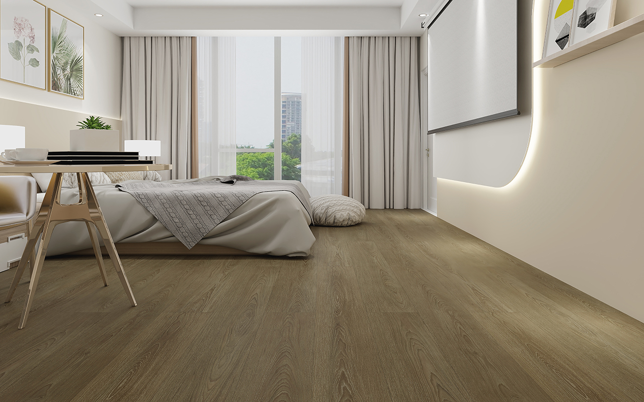 BORUI 88112L LEIRIA OAK PVC DECOR FILM FOR SPC / LVT / WPC الأرضيات-معرض